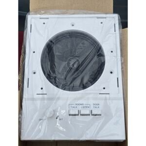 New AudioTech Intercom Model S56W White Room Station Speaker